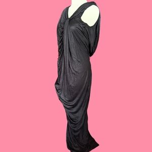 H&M viscose drape maxi dress